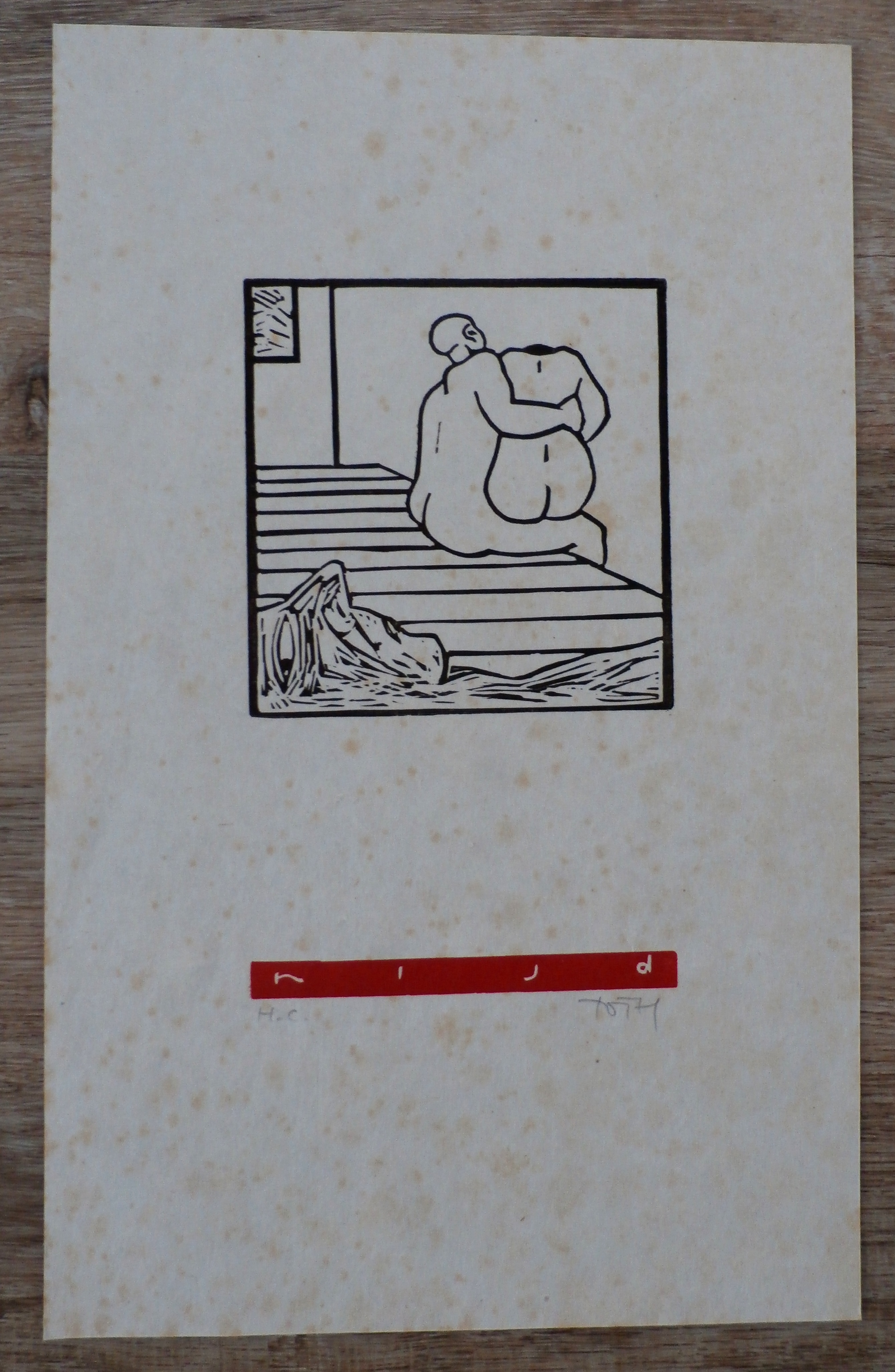 Tom Thijsse - 6 linosneden: de hoofdzonden kopen? Bied vanaf 1!