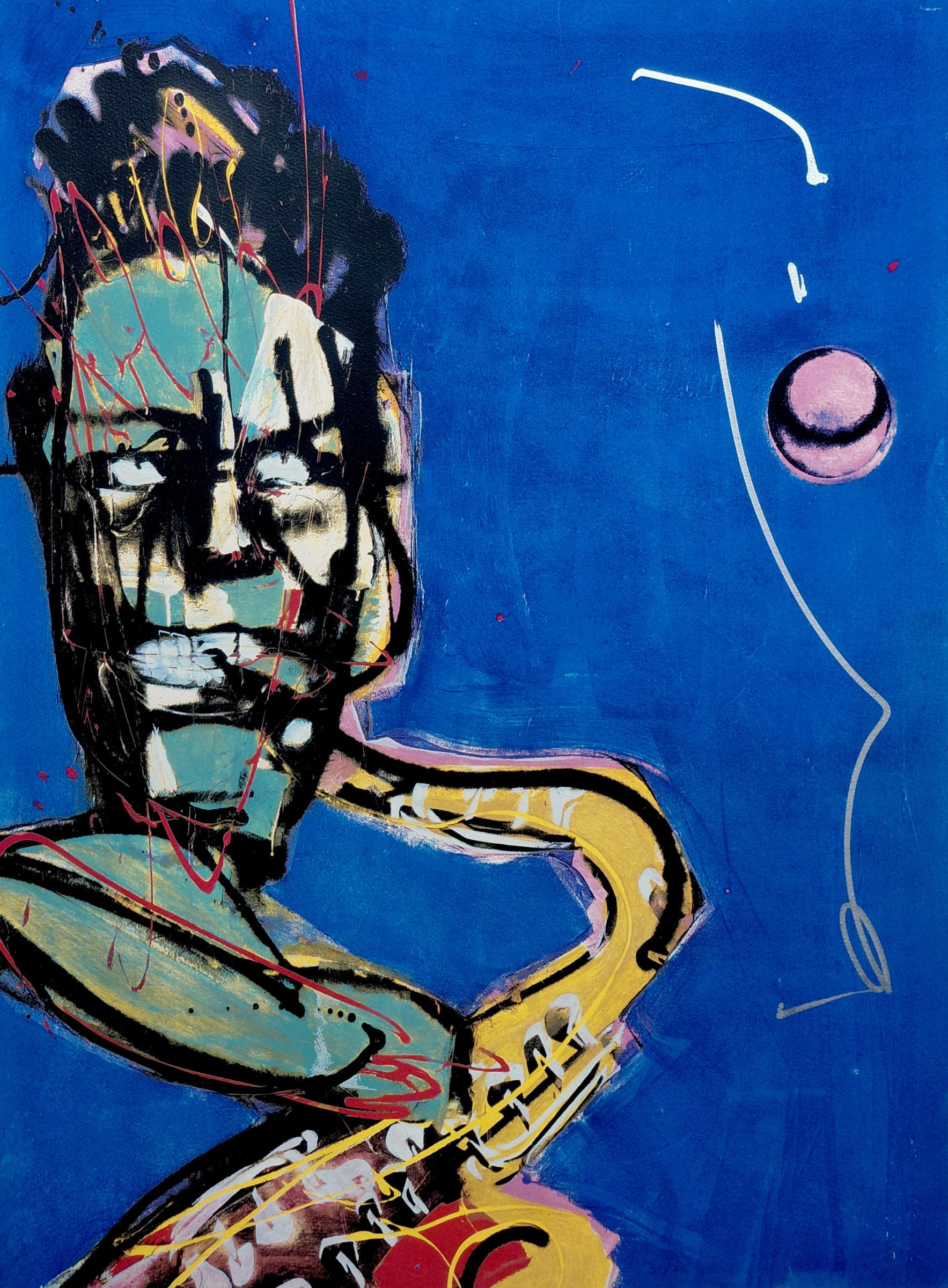 Buy Herman Brood - De saxofonist, zeefdruk? Bid from 350!
