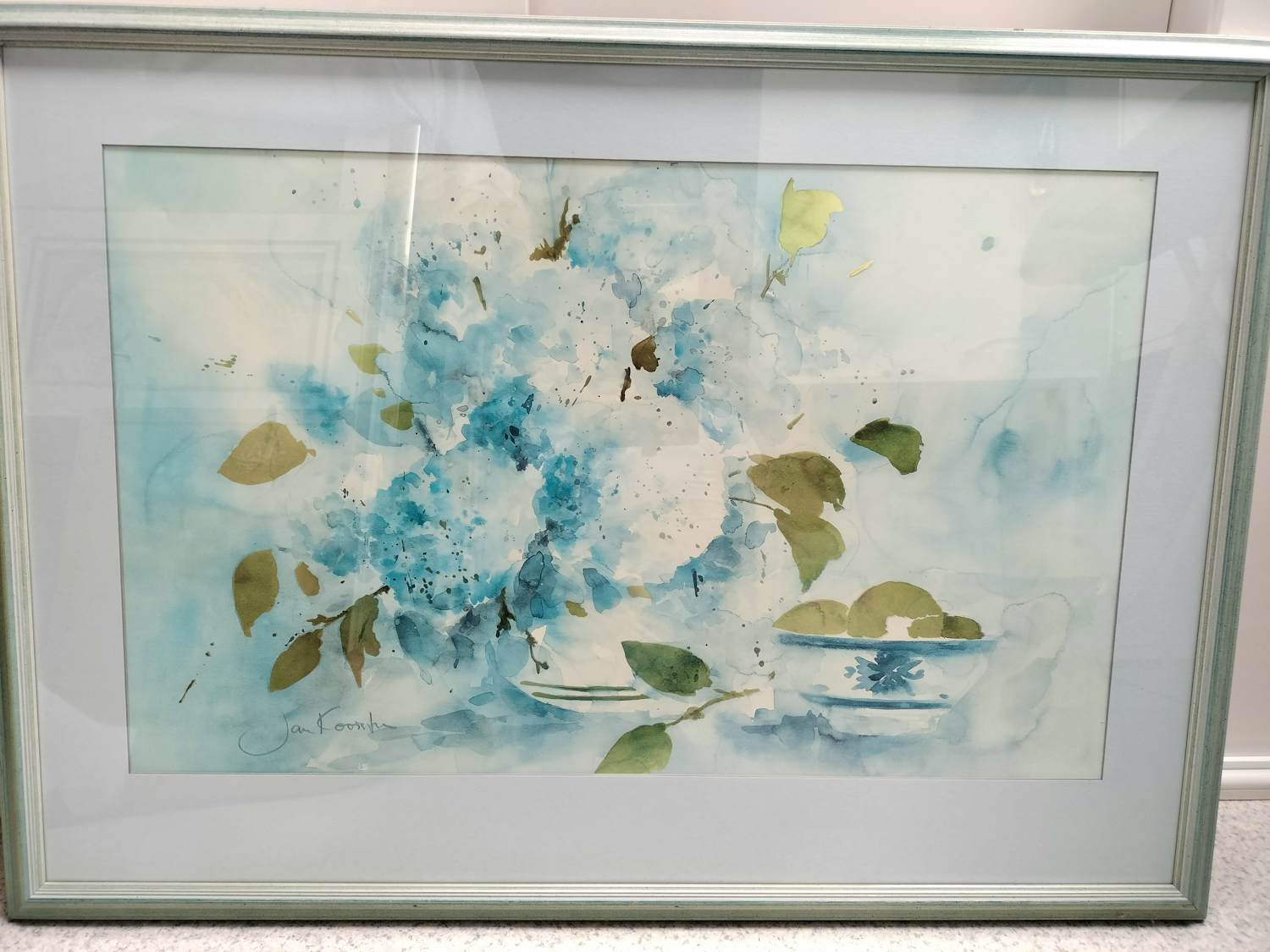 Jan Kooistra - Fruitschaal, bloemen. kopen? Bied vanaf 50!