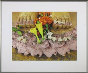 Buy Mark Verdoes - Foto, Buddha love flowerfeet - Ingelijst? Bid from 1!