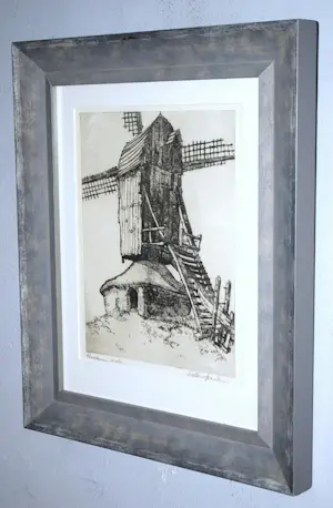 Willem van Dam - 2 standerdmolens - Terschuur & 1 andere kopen? Bied vanaf 75!