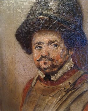 Niet of onleesbaar gesigneerd - Spaanse soldaat Conquistador - 19e eeuw kopen? Bied vanaf 1!