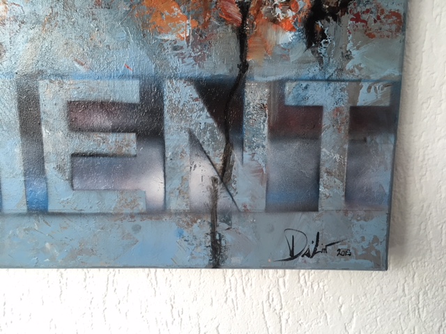 Linda Moerland - Custum made street art "Achievement"  kopen? Bied vanaf 350!