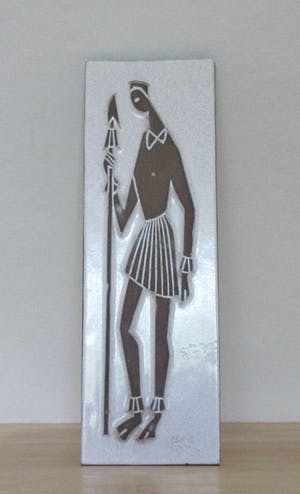 Faience- en Tegelfabriek Westraven - Chanor Wandtegel - witte vaas - witte planter - Koos van der Sluys kopen? Bied vanaf 1!