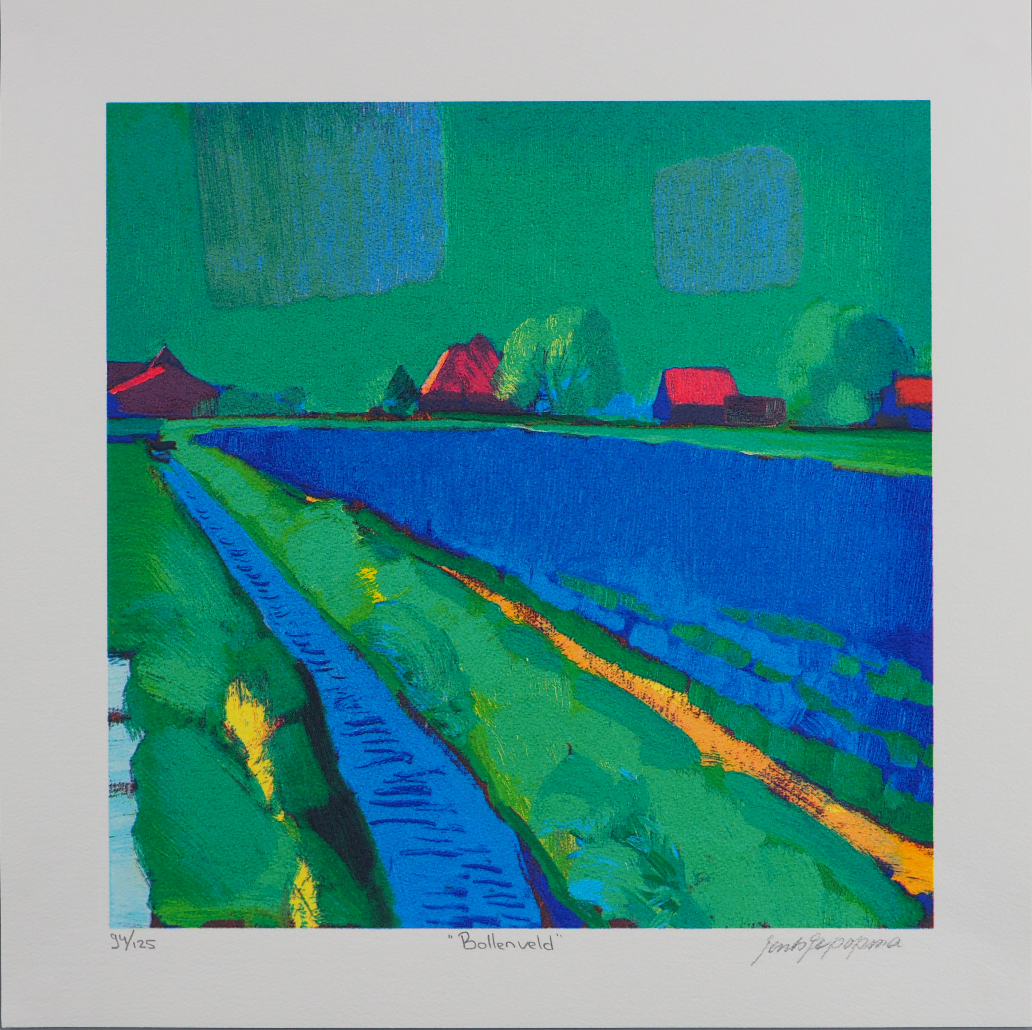 Jentsje Popma - Bollenveld verkocht voor € 50!