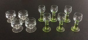 Willem Heesen - Vier ARUBA likeurglazen en zes borrelglaasjes kopen? Bied vanaf 20!