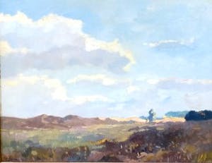 Hendrik Weegewijs - heide landschap. kopen? Bied vanaf 130!