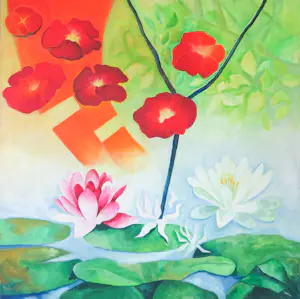 Buy Jan van Delft - Acryl op doek, Bali I (zeer groot)? Bid from 200!