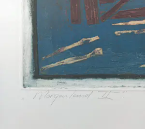 Hans Heijman - Morgen land II, aquatint ets kopen? Bied vanaf 50!