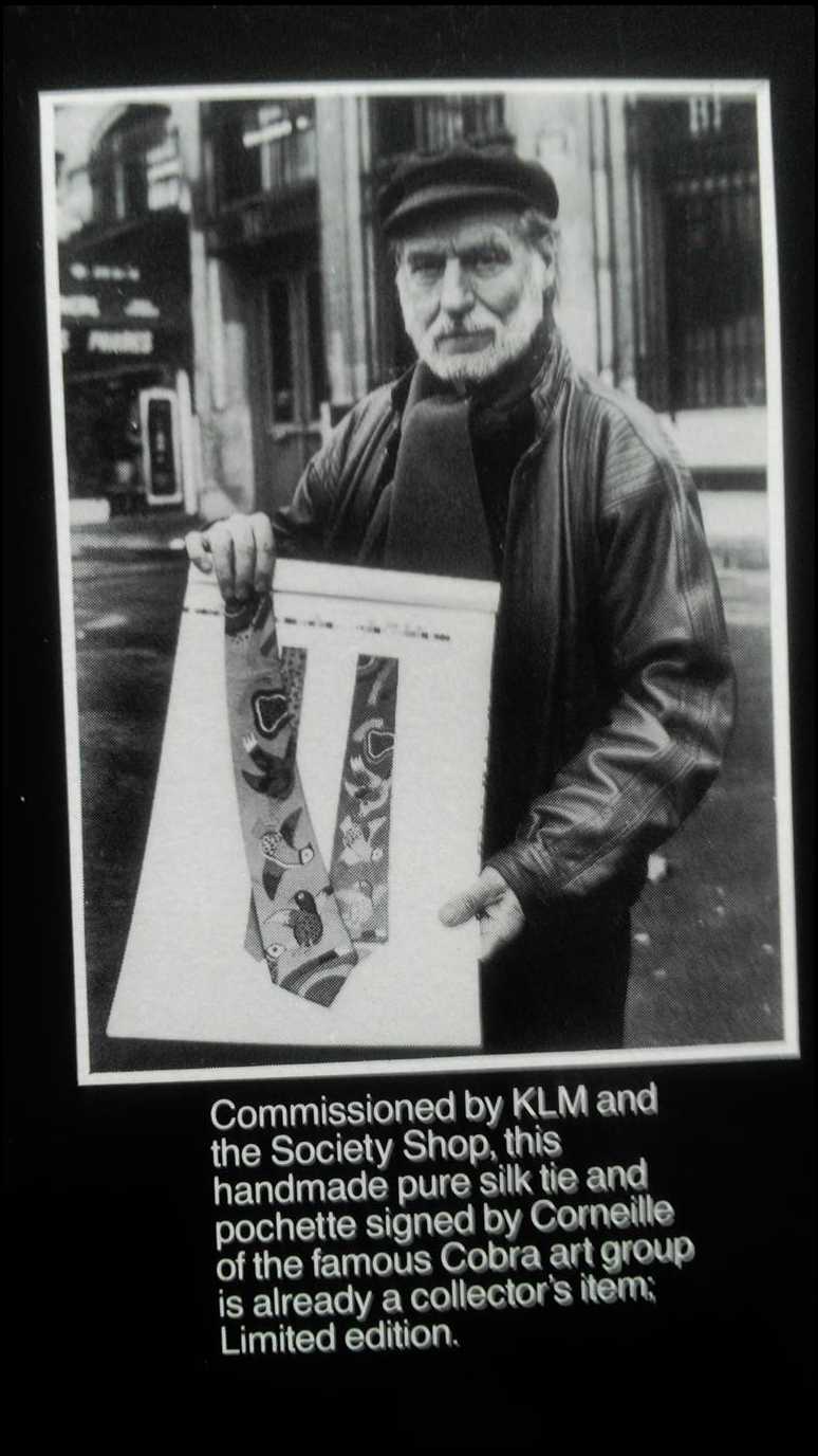Corneille - voor KLM met Society Shop:zijden stropdas kopen? Bied vanaf 39!
