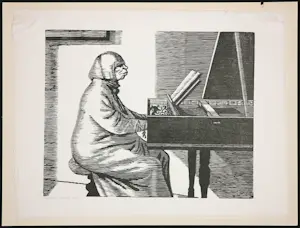 Herman Gordijn - Houtsnede, Zonder titel kopen? Bied vanaf 100!