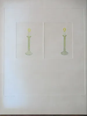 Eduard Flor - Twee kaarsenkandelaars - Kleurets kopen? Bied vanaf 1!