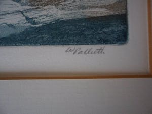 William Palluth - Aquatint. Titel,"Winter impressions 1". kopen? Bied vanaf 10!