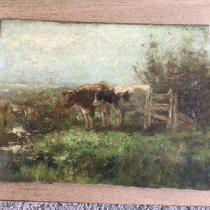 Cor Bouter - Koeien in landschap kopen? Bied vanaf 350!