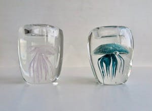 Vetro Design - Kwal in glas - Set Press de Papier/Waxinehouders - Handgeblazen unica kopen? Bied vanaf 1!