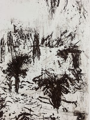 Wilfred Voet - grote ets - zonder titel - 1988 (Kleine oplage) kopen? Bied vanaf 50!
