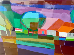 Ton Schulten - Boerenhoeve Nr. 115 - originele zeefdruk - ingelijst kopen? Bied vanaf 350!