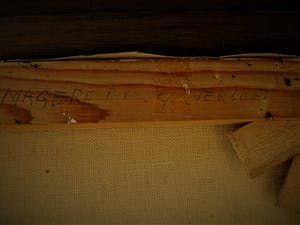 Jan Groenestein - Groot impressionistisch Olieverf - Amsterdam - de Magere brug verlicht bij avond kopen? Bied vanaf 360!