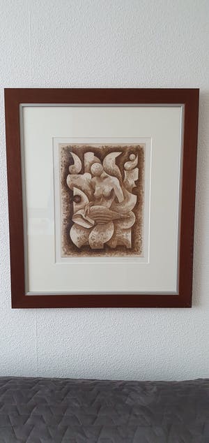 Niet of onleesbaar gesigneerd - vrouw in bladeren kopen? Bied vanaf 1!