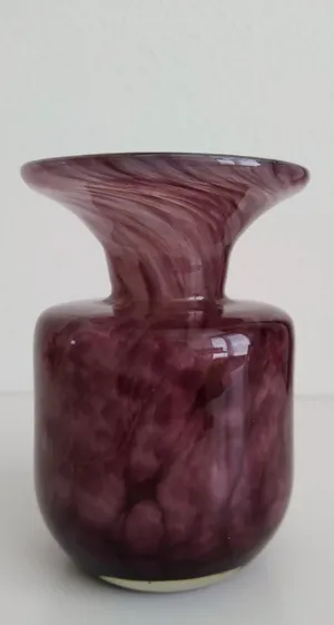 Niet of onleesbaar gesigneerd - handgemaakte vaas, MTarfa Glass, Malta kopen? Bied vanaf 1!