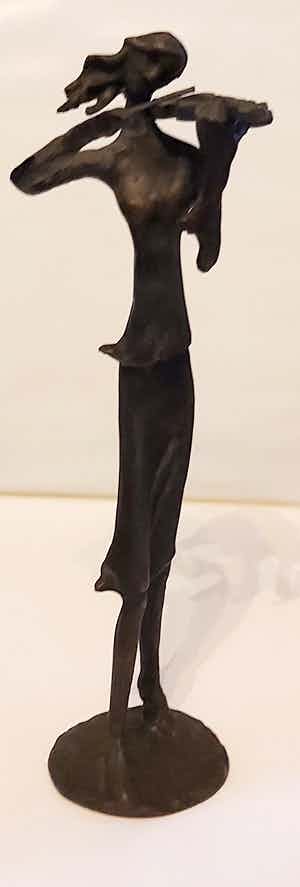 Brons (Onbekend) - Vioolspeelster verkocht voor € 35!