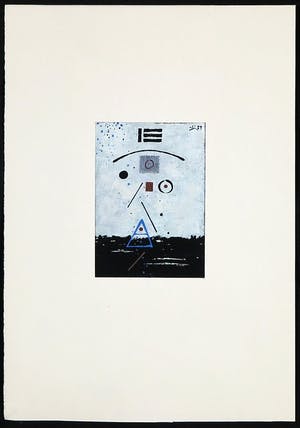 Leon Savelsberg - Gouache op papier, Zonder titel kopen? Bied vanaf 1!