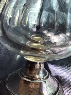 Niet of onleesbaar gesigneerd - Kristal karaf met zilver, gemerkt kopen? Bied vanaf 1!