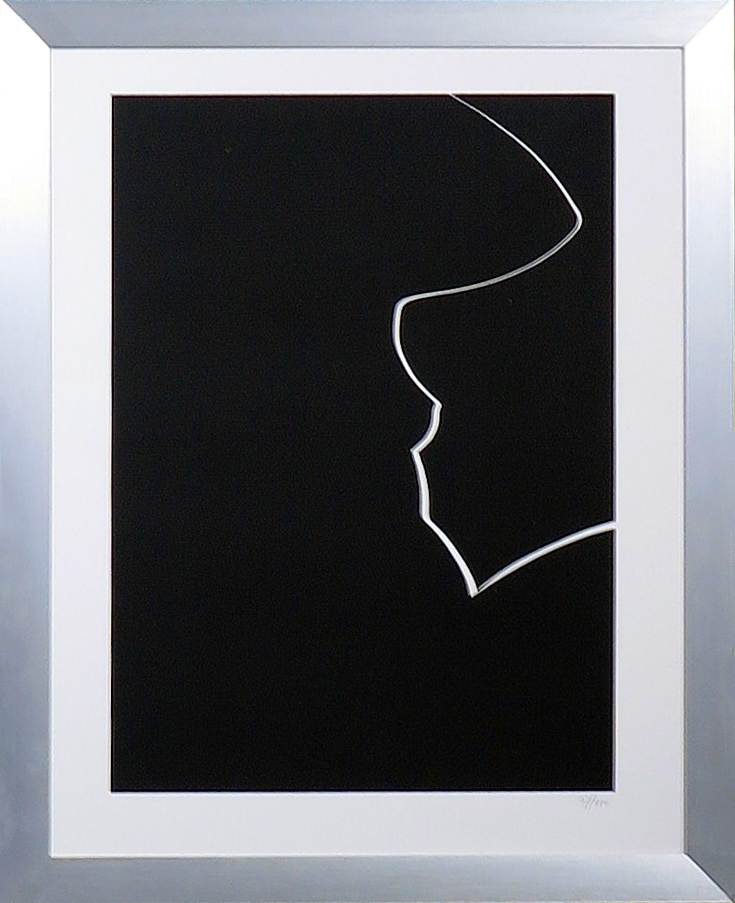 Harry van Kuyk - Zeefdruk uit het portfolio Grafinu - Ingelijst verkocht voor € 1!