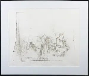 Anton Heyboer - Ets, Compositie met figuren - Ingelijst kaufen? Bieten Sie von 1!