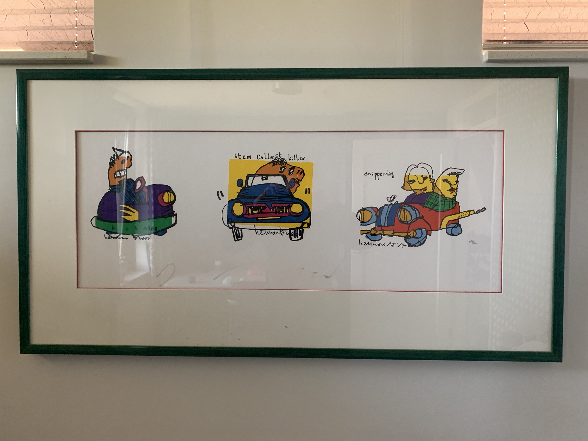 Herman Brood - Botsing - Item Collect Killer - Snipperdag (drieluik) verkocht voor € 225!