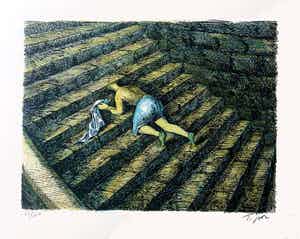 Roland Topor - Le Escalier verkocht voor € 195!