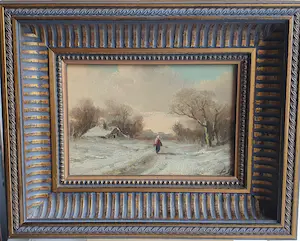 Adriaan Marinus Geijp - Winterlandschap kopen? Bied vanaf 175!