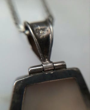 Curiosa - Zilveren hanger en oorbellen met parelmoer kopen? Bied vanaf 1!