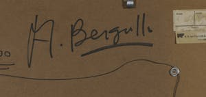 Armando Bergallo - Krijttekening, Jean Prodromides - Ingelijst kopen? Bied vanaf 1!