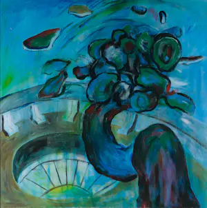 Sophie Mellema - Acryl op paneel, Zonder titel - Ingelijst (Groot) kopen? Bied vanaf 150!