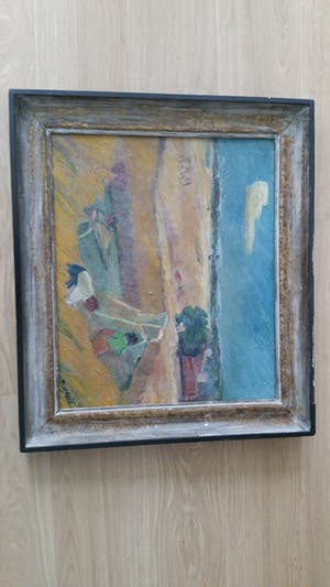 Jules De Sutter - Arbeiders aan het werk in een korenveld kopen? Bied vanaf 500!