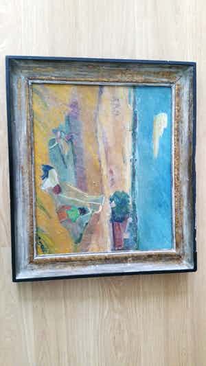 Jules De Sutter - Arbeiders aan het werk in een korenveld verkocht voor € 500!