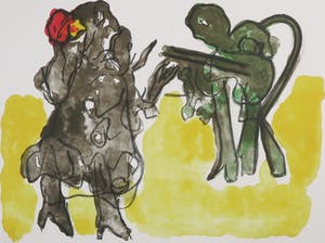 Jan Sierhuis - Litho, Flamenco - Ingelijst kopen? Bied vanaf 50!