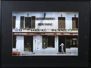 Paul Huf - Digitale print, Cheval Blanc - Ingelijst kopen? Bied vanaf 1!