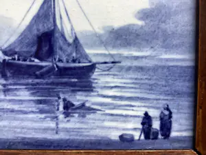 Porceleyne Fles - Delftsblauw tableau naar Mesdag kopen? Bied vanaf 100!