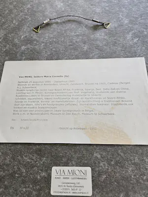 Is. van Mens - Gezicht op Antwerpen kopen? Bied vanaf 80!