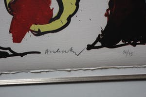 Pierre Alechinsky - litho: Le tireur de langue - 1974 kopen? Bied vanaf 599!