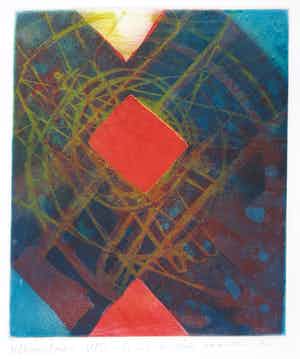 Willibrord Haas - Aquatint, Es ist so schön in mitten verkocht voor € 35!