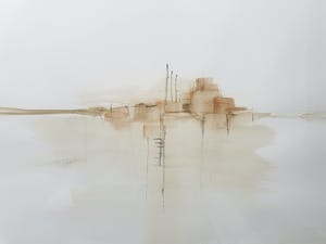 Jan Montyn - Aquarel - Ingelijst (zeer groot) kopen? Bied vanaf 280!