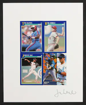 Jan Henderikse - Collage van honkbalkaarten, Topps kopen? Bied vanaf 1!