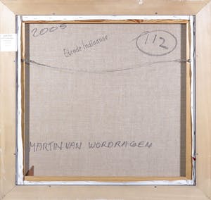 Martin van Wordragen - Olieverf op doek, Etende Indiaanse - Ingelijst kopen? Bied vanaf 200!