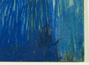 Dick Elffers - Pastelkrijt en aquarel, Compositie met planten - Ingelijst kopen? Bied vanaf 1!