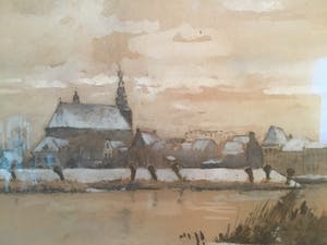 Willem Knip - Gezicht op Weesp kopen? Bied vanaf 250!