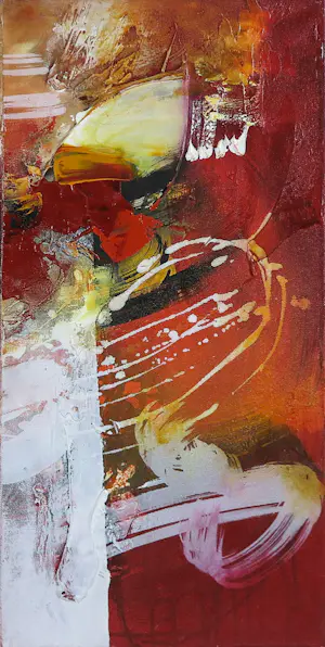 William Malucu - Tweeluik, Acryl op doek, Zonder titel kopen? Bied vanaf 200!