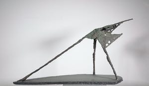 Jan Steen (II) - Brons op plaat van graniet, De schilddrager kopen? Bied vanaf 800!